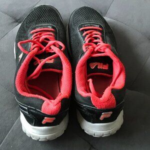 Fila Coolmax Running Shoes Black/Orange Size 10
